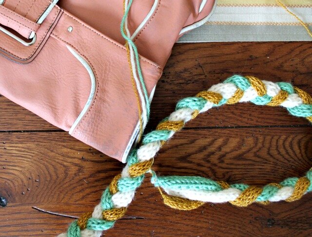 diy yarn purse strap